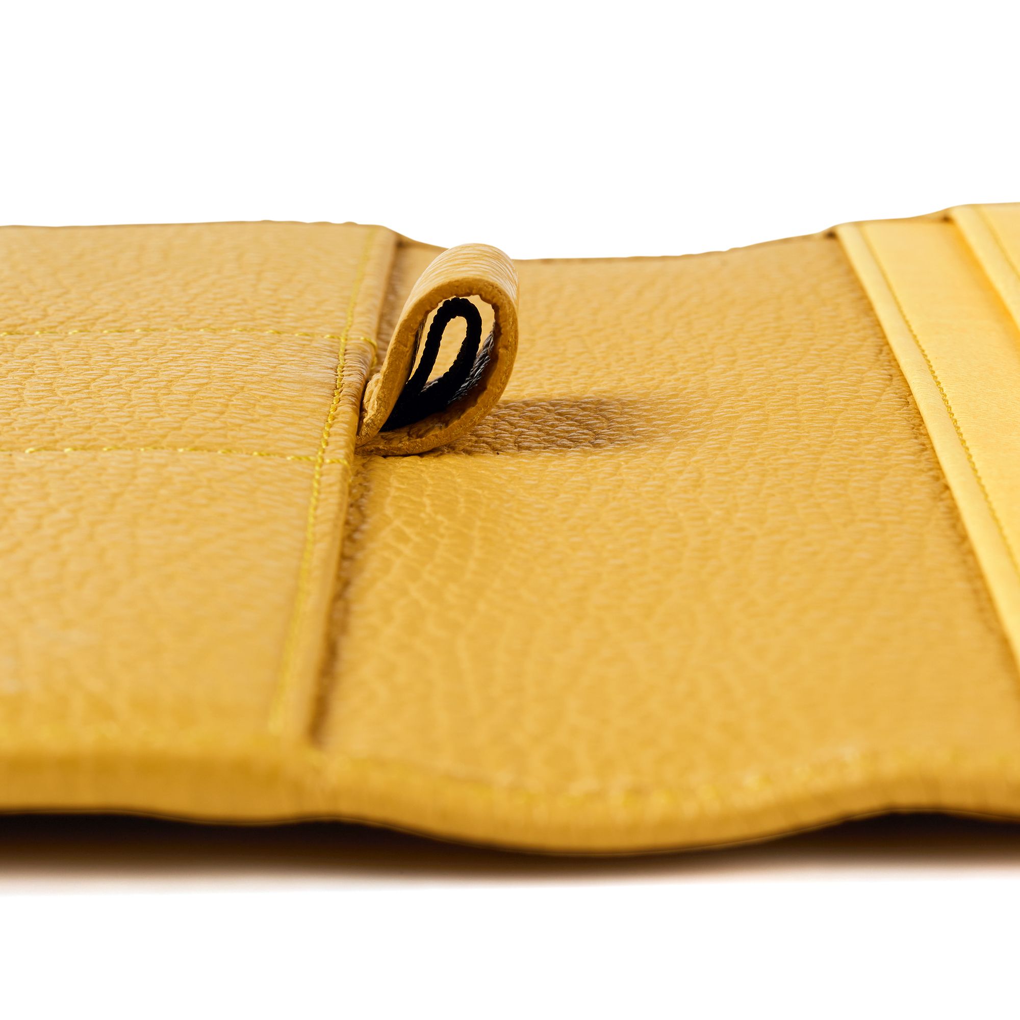 FABRIANO LEDER AKTENTASCHE A5 GELB