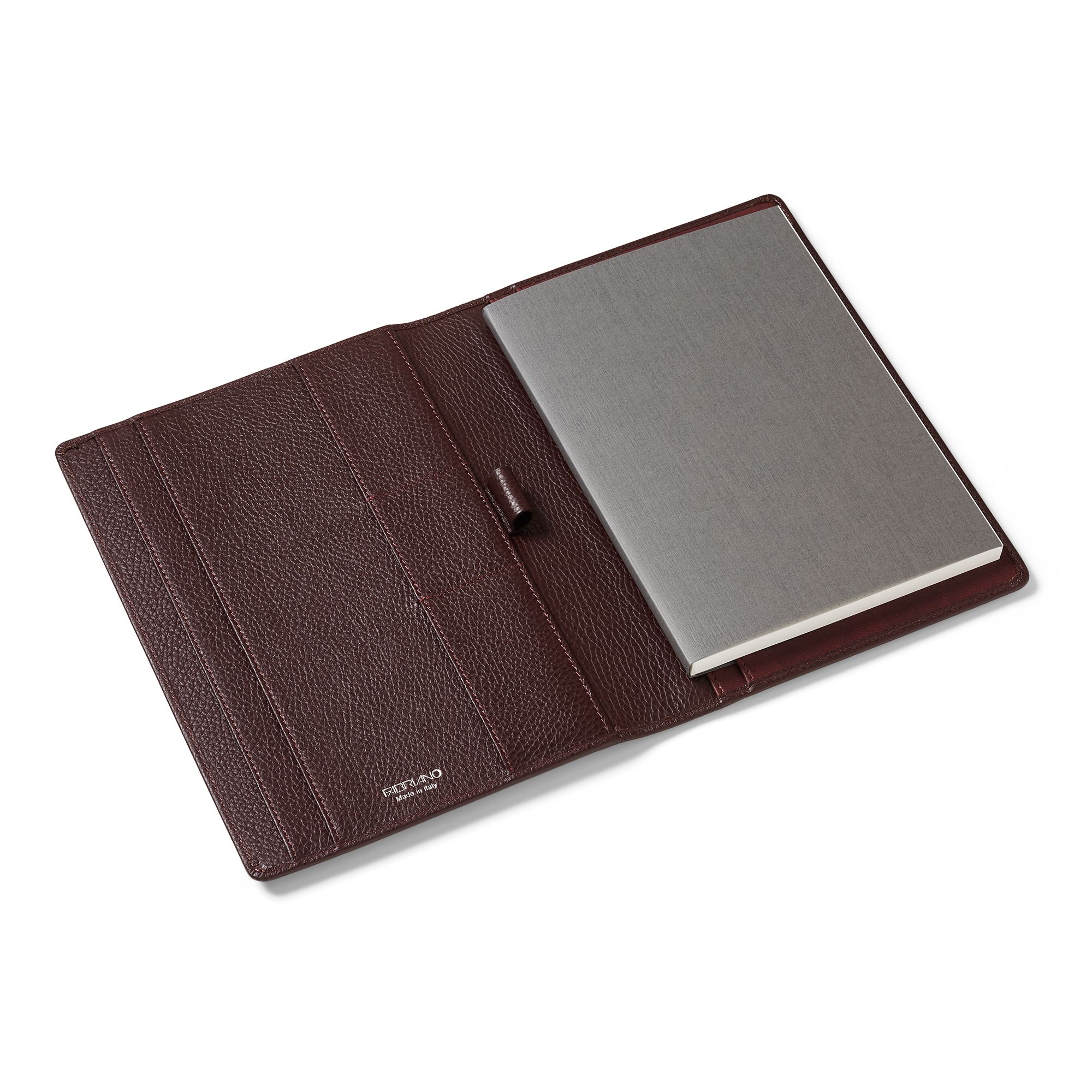 FABRIANO LEDER AKTENTASCHE A5 PFLAUME