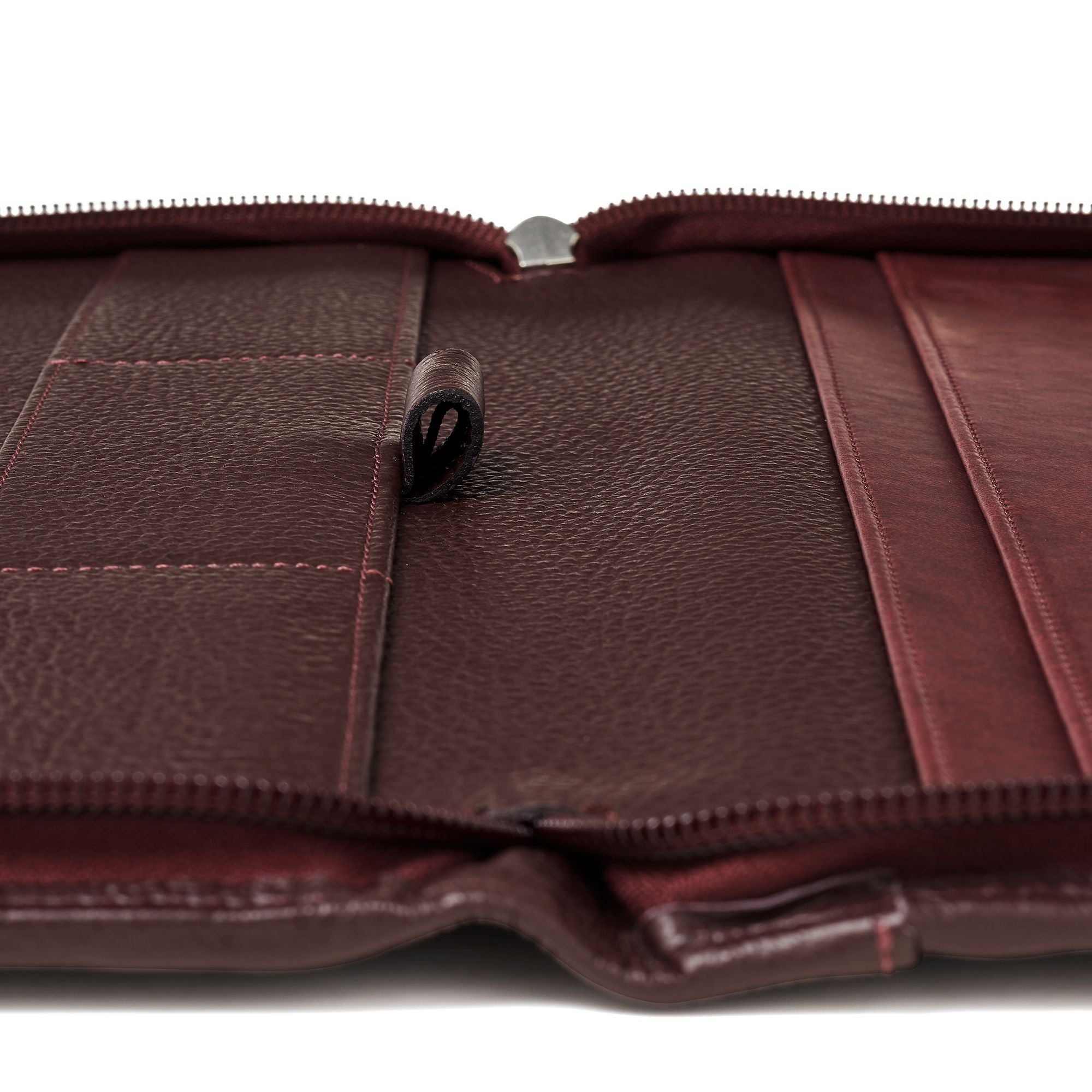 FABRIANO LEDER AKTENTASCHE A4 PFLAUME