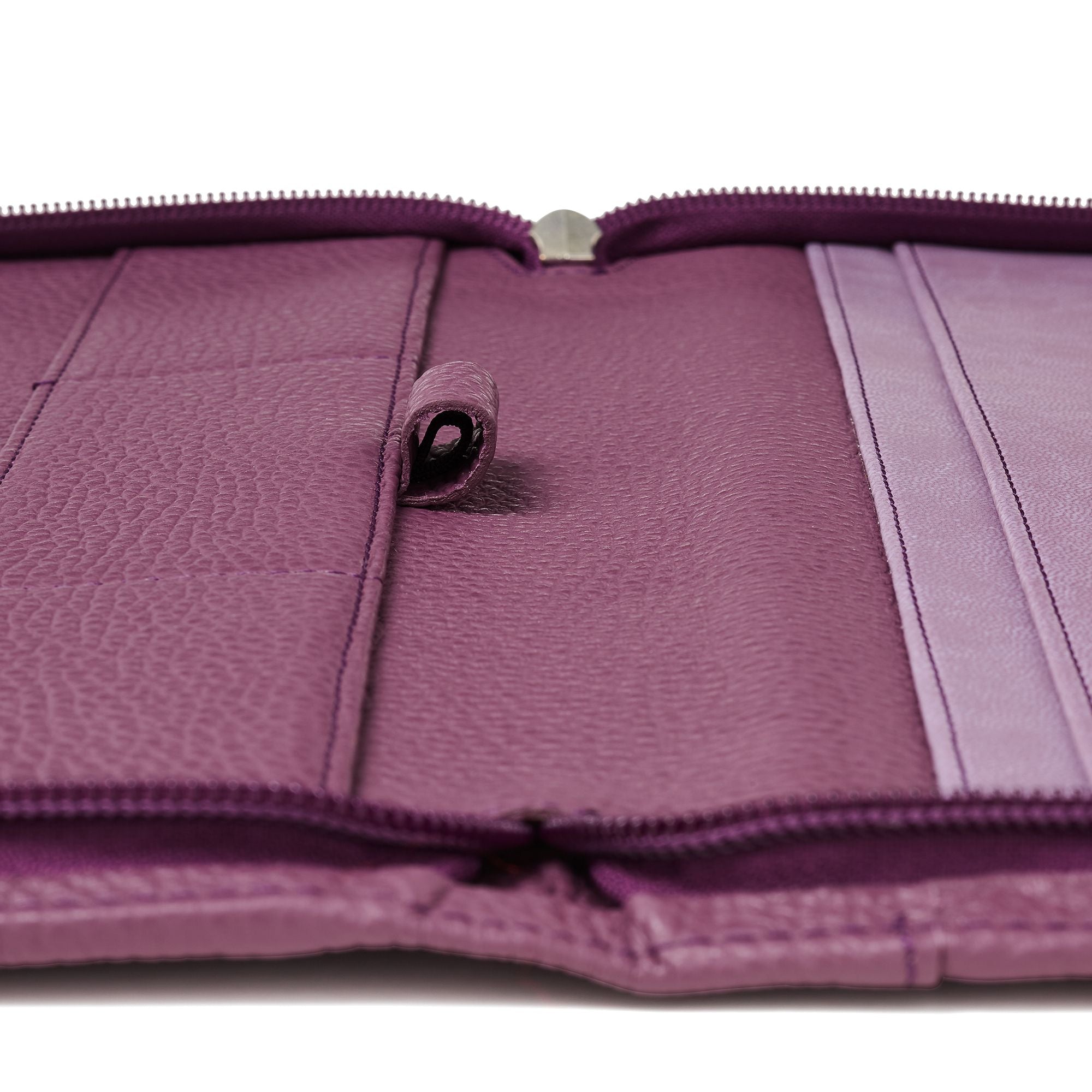 FABRIANO LEDER AKTENTASCHE A4 LILA