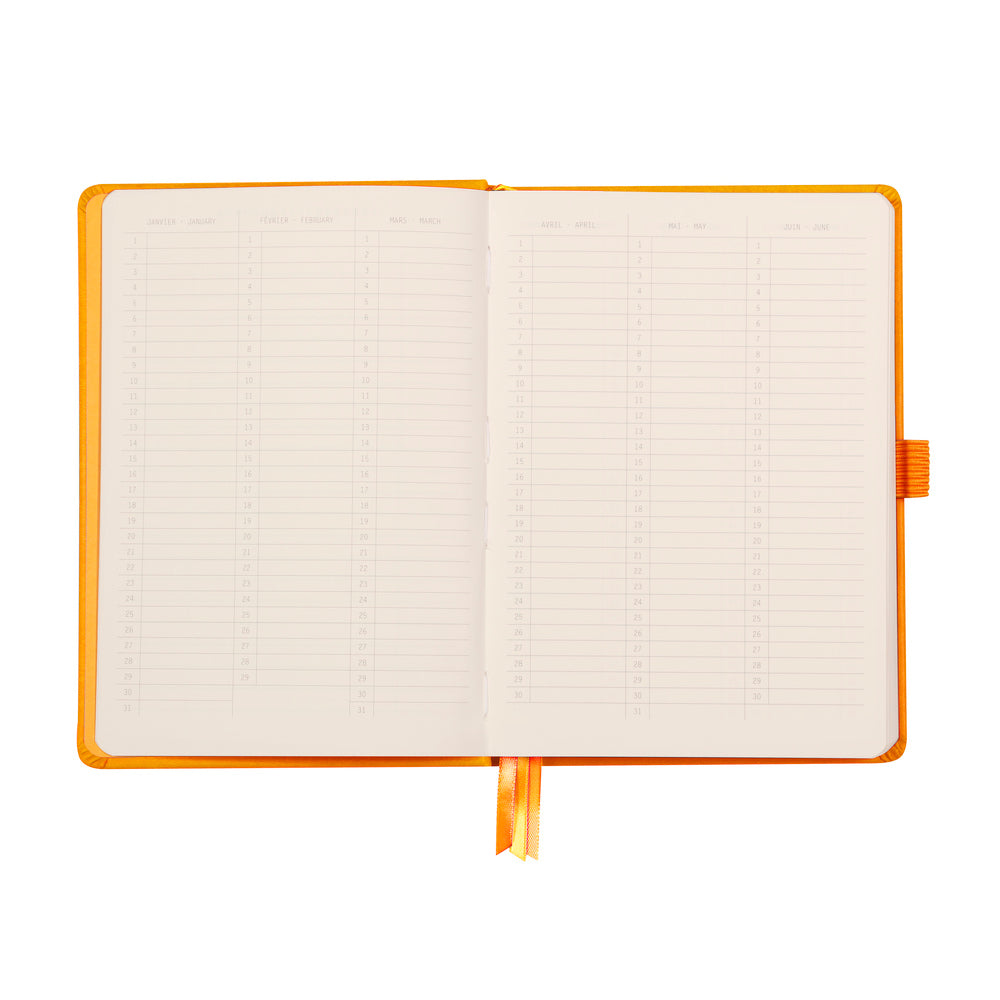 Rhodiarama Einband Goalbook DAFFODIL A5 - Elfenbein