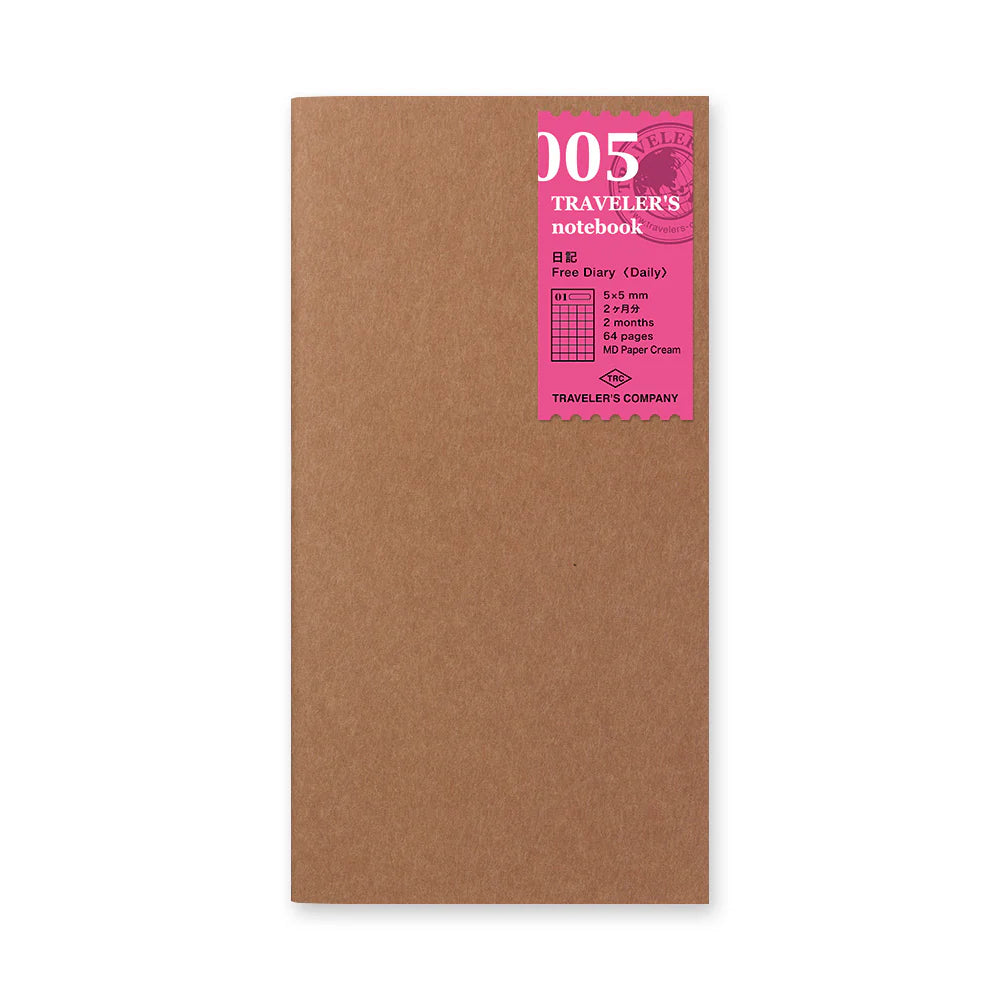 Traveler's Notebook - 005 Free Diary Daily
