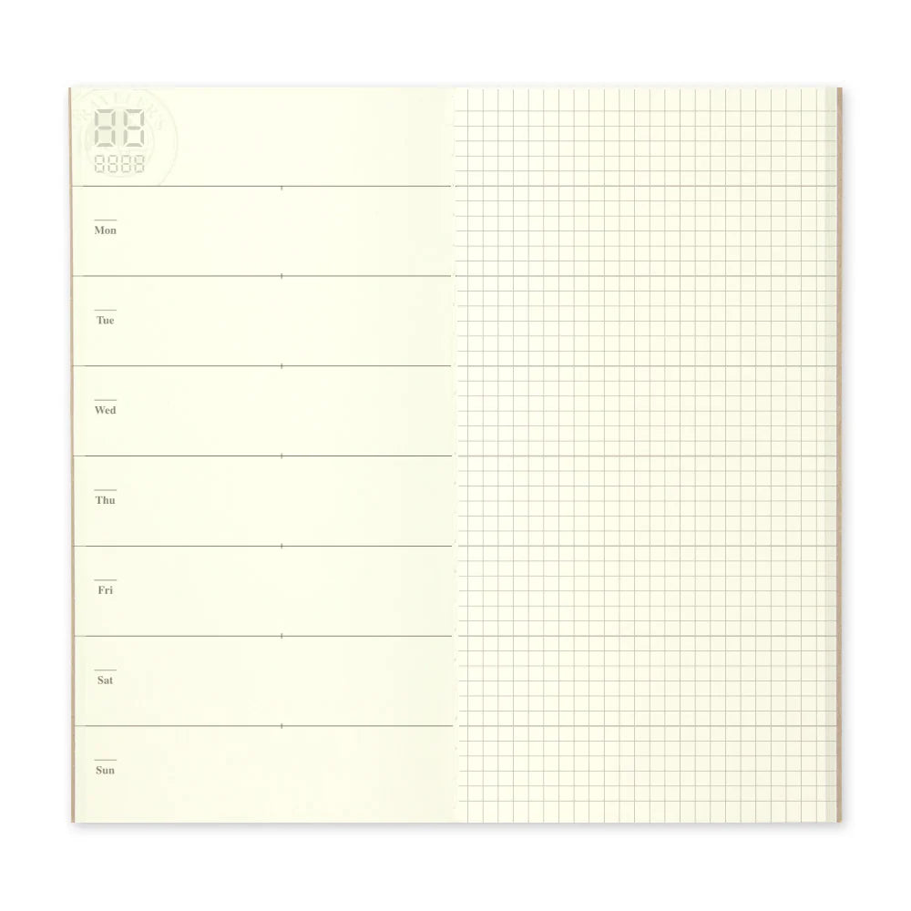 Traveler's Company - 019. Kostenloses Tagebuch Woche + Memo