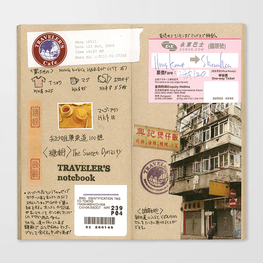 Traveler's Company - 014. Kraftpapier Notizbuch Nachfüllpackung