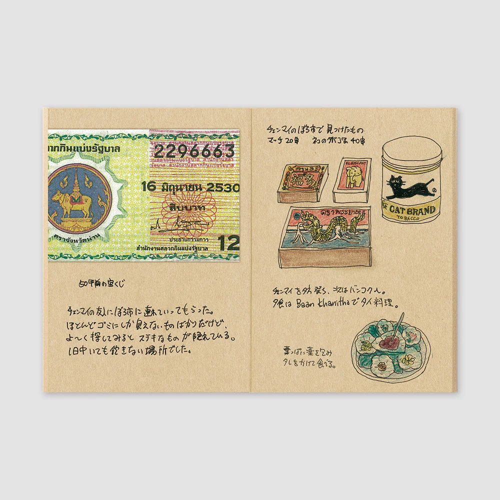 Traveler's Company - Reisepass 009. Kraftpapier Nachfüllpackung