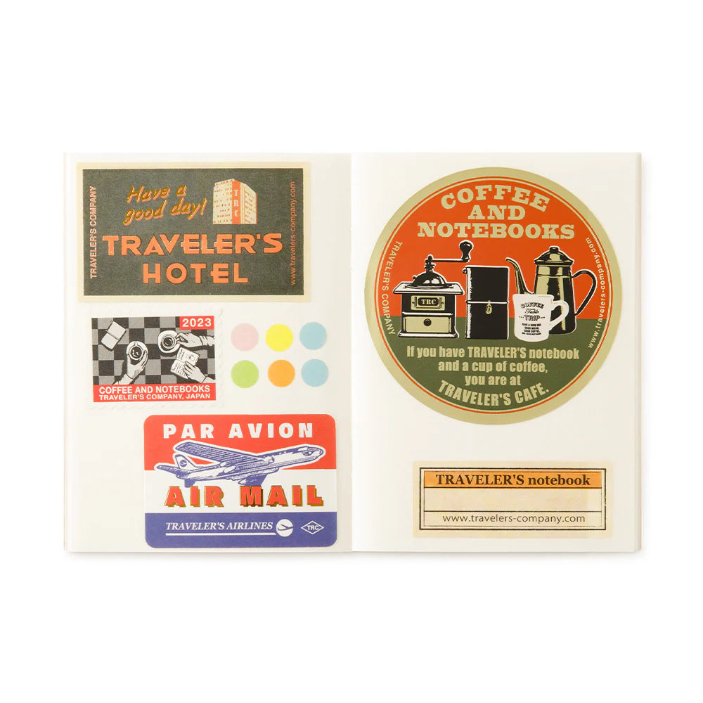 Traveler's Company - 017 Aufkleber Release Paper Passport Size