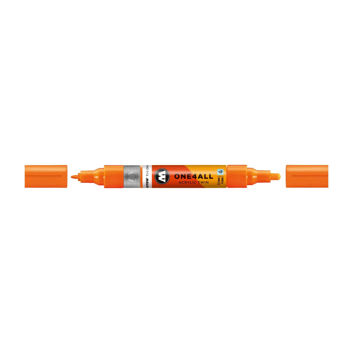 MOLO ONE4ALL TWIN 218 neonorange fluorescerande.