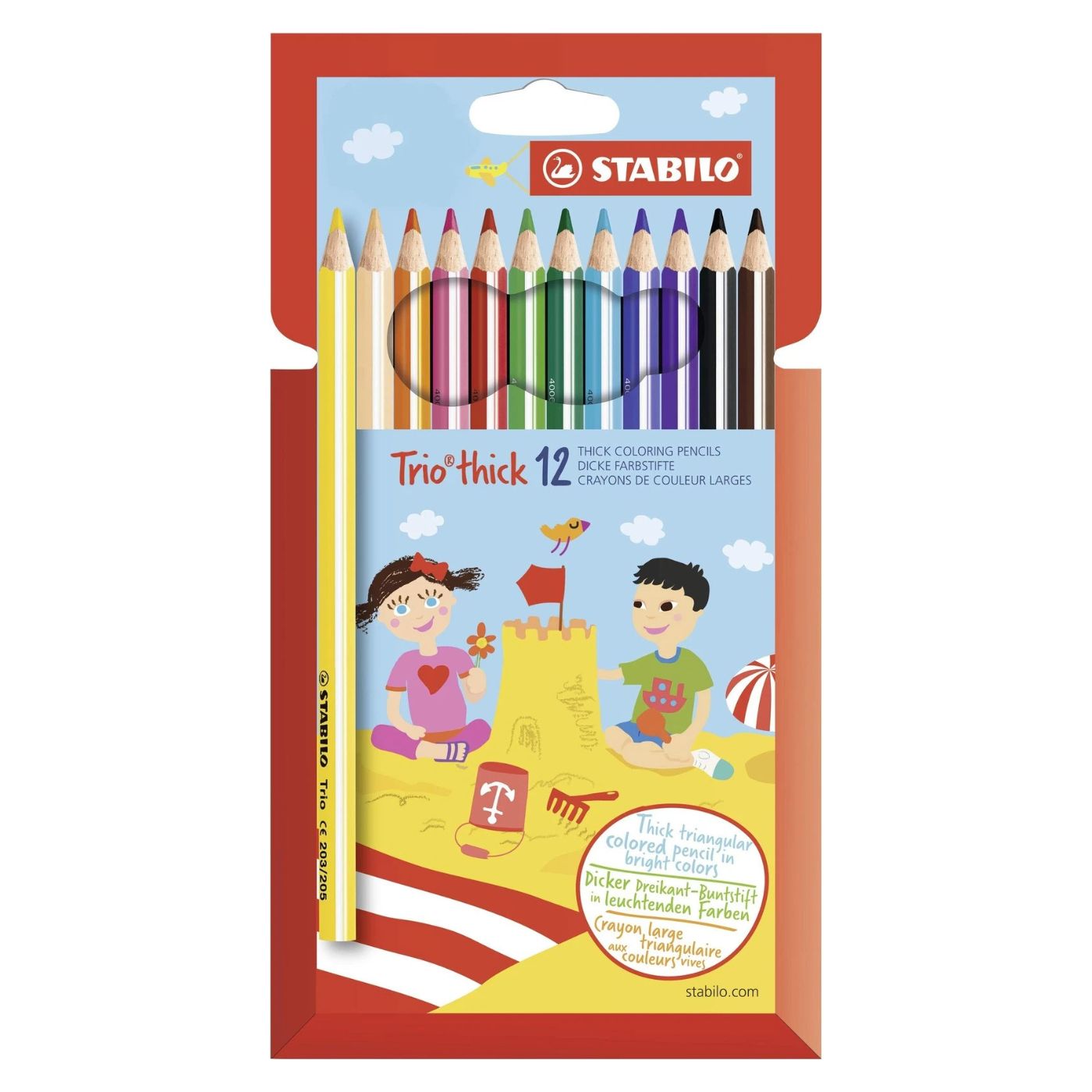 Stabilo Trio Thick sæt 12 stk