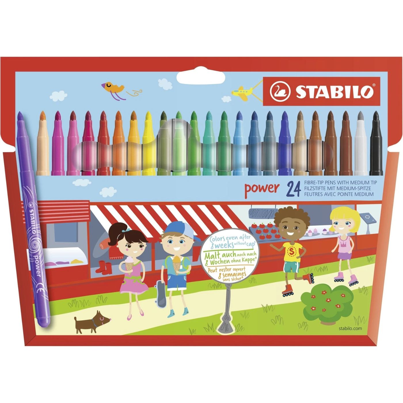 Stabilo Power tuscher 24 stk