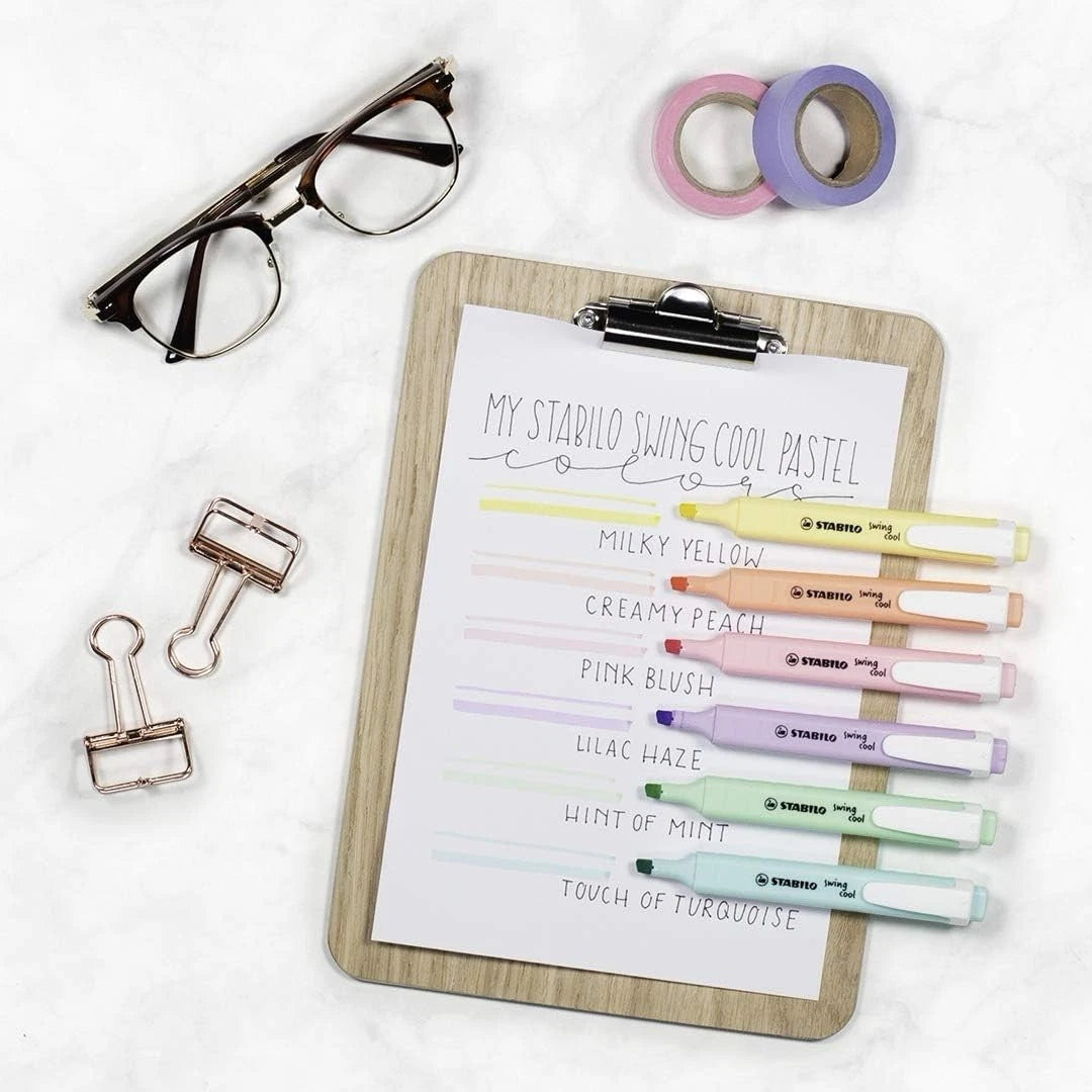 Stabilo Swing Cool Pastel Overstregning 6 stk