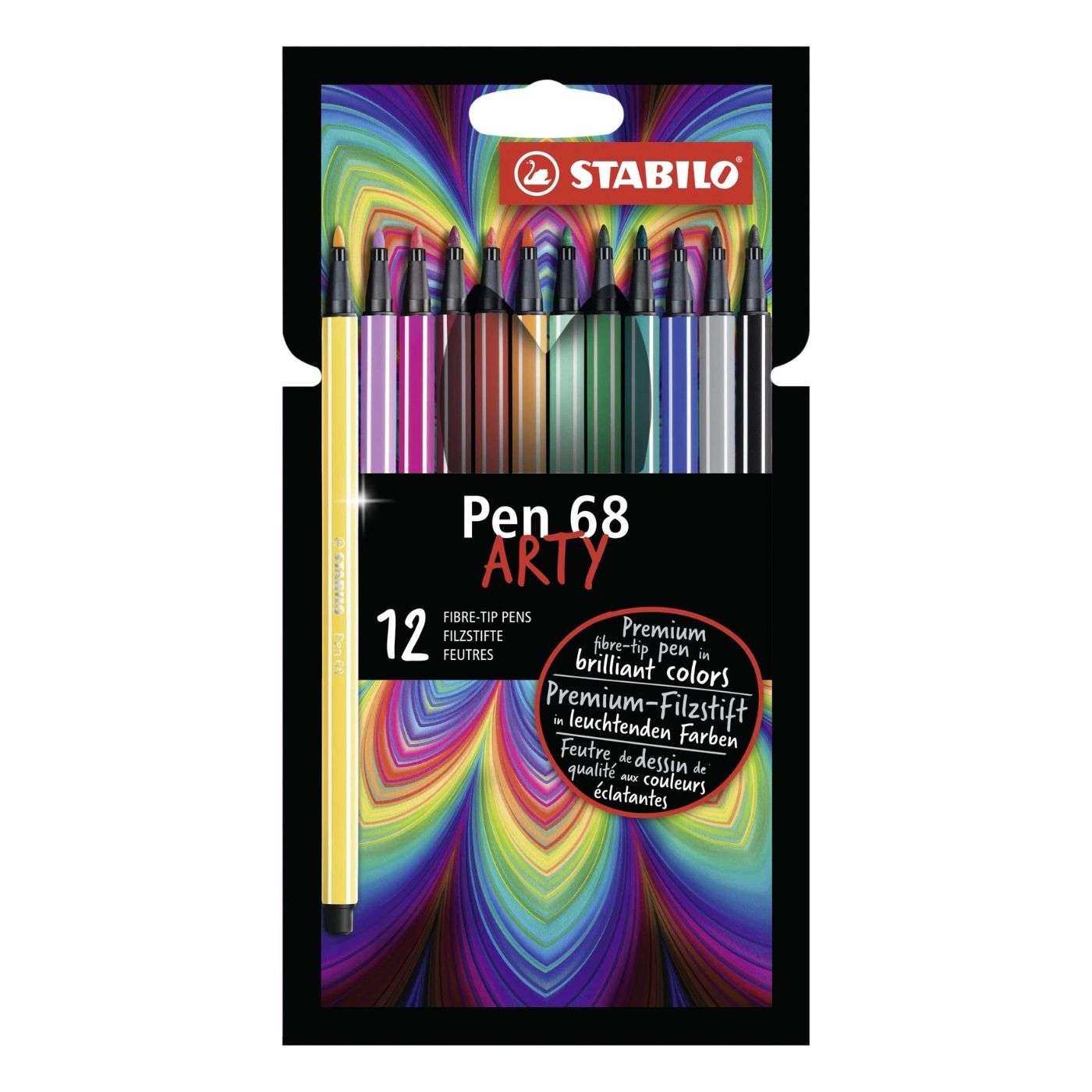 Stabilo Pen 68 Arty sæt 12 stk