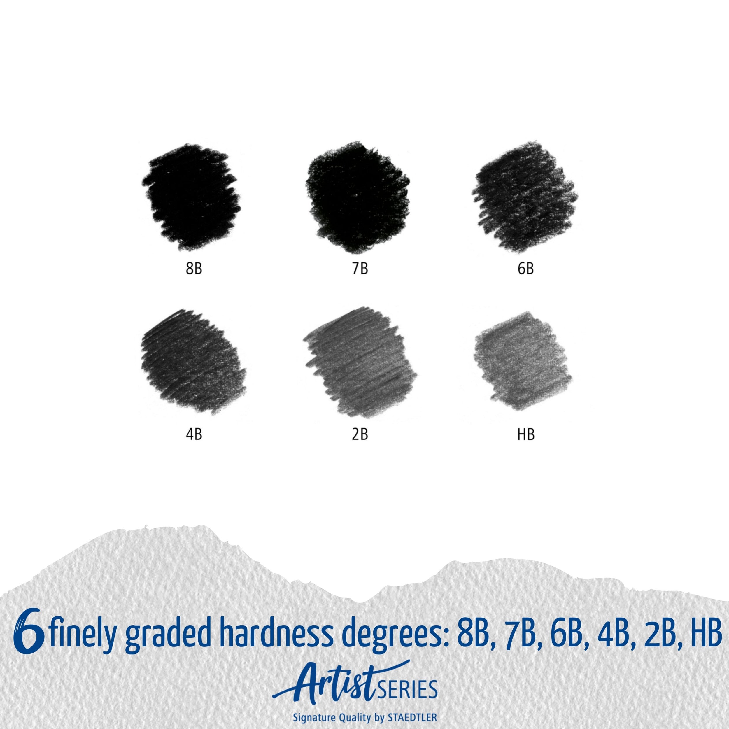 Staedtler Mars Lumograph Schwarz 6er Set