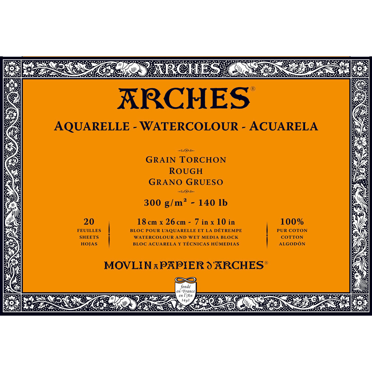 Arches Aquarelle Rough Akvarelpapir