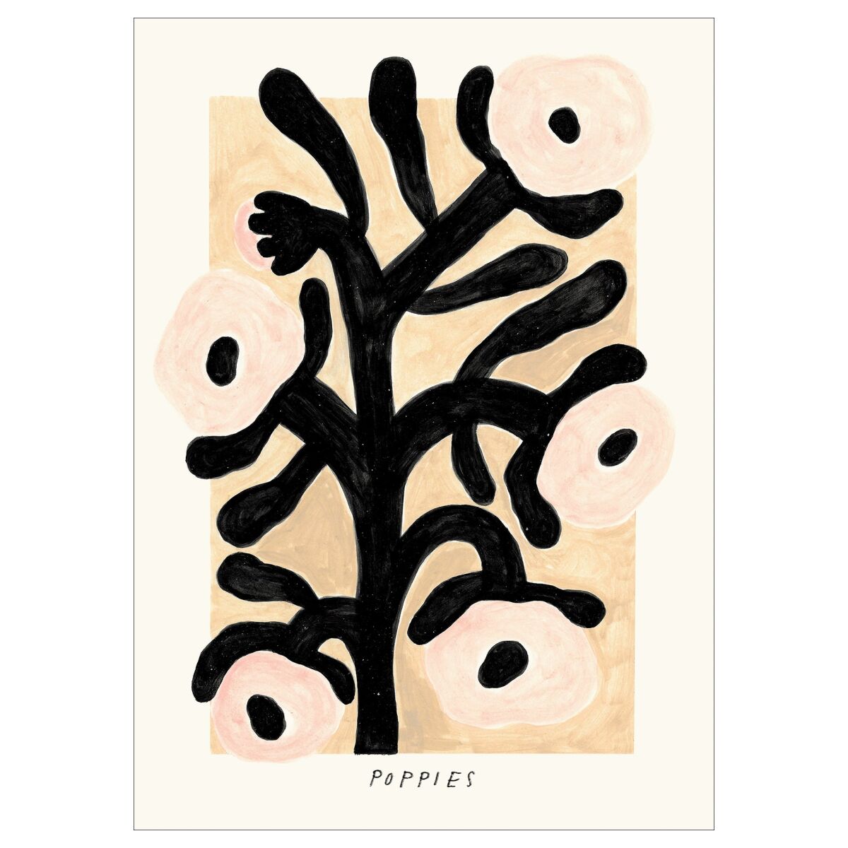 PSTR Studio Madelen - Pale poppies 30 x 40 cm