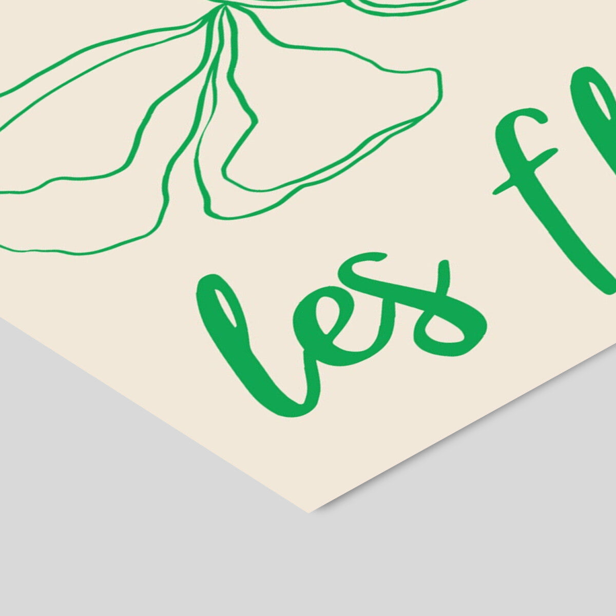 Affordable Art Prints Abstract Fleurs - A5