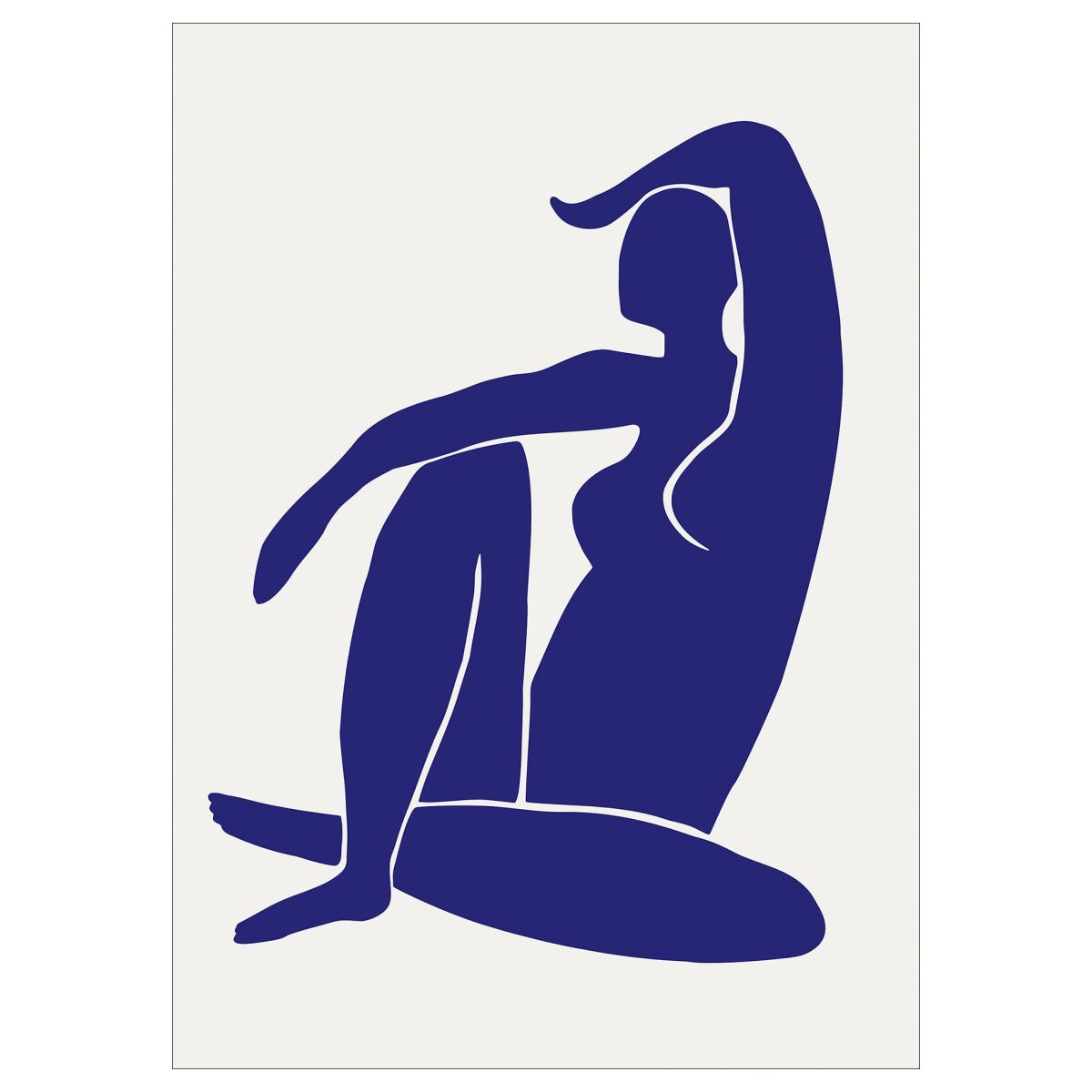 Affordable Art Prints Figure Bleu - A5