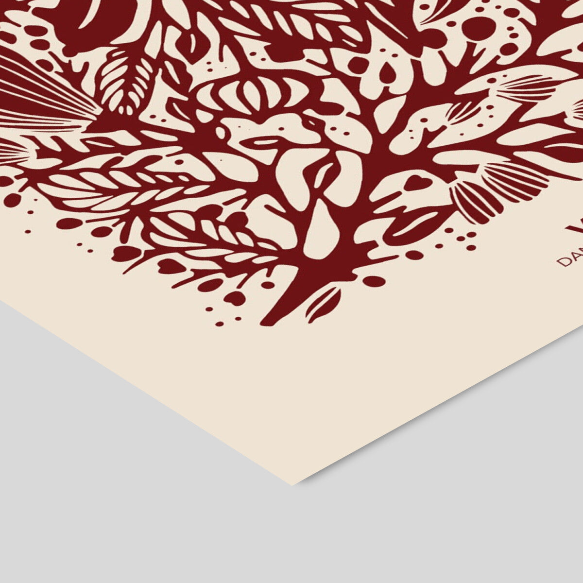 VICKI ZOÉ Red Spring Florals - A5