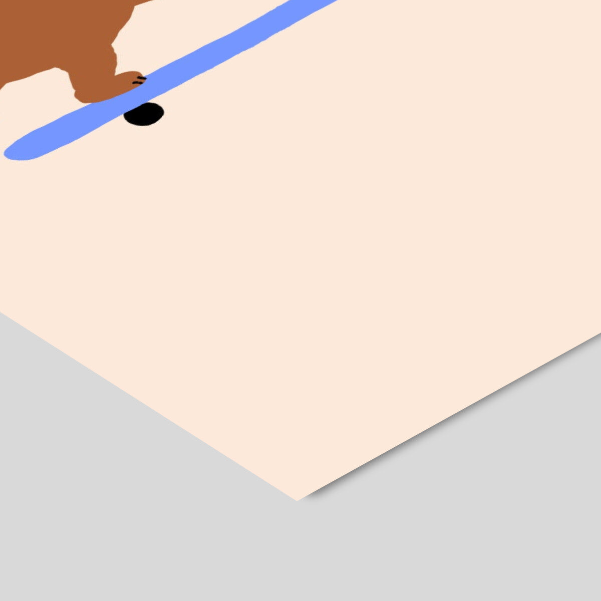 Maren Gross Dachshund on Skateboard - A5