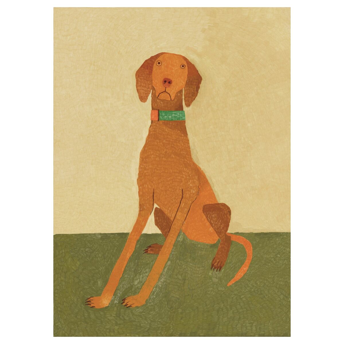 Early People Ellie the vizsla 30 x 40 cm