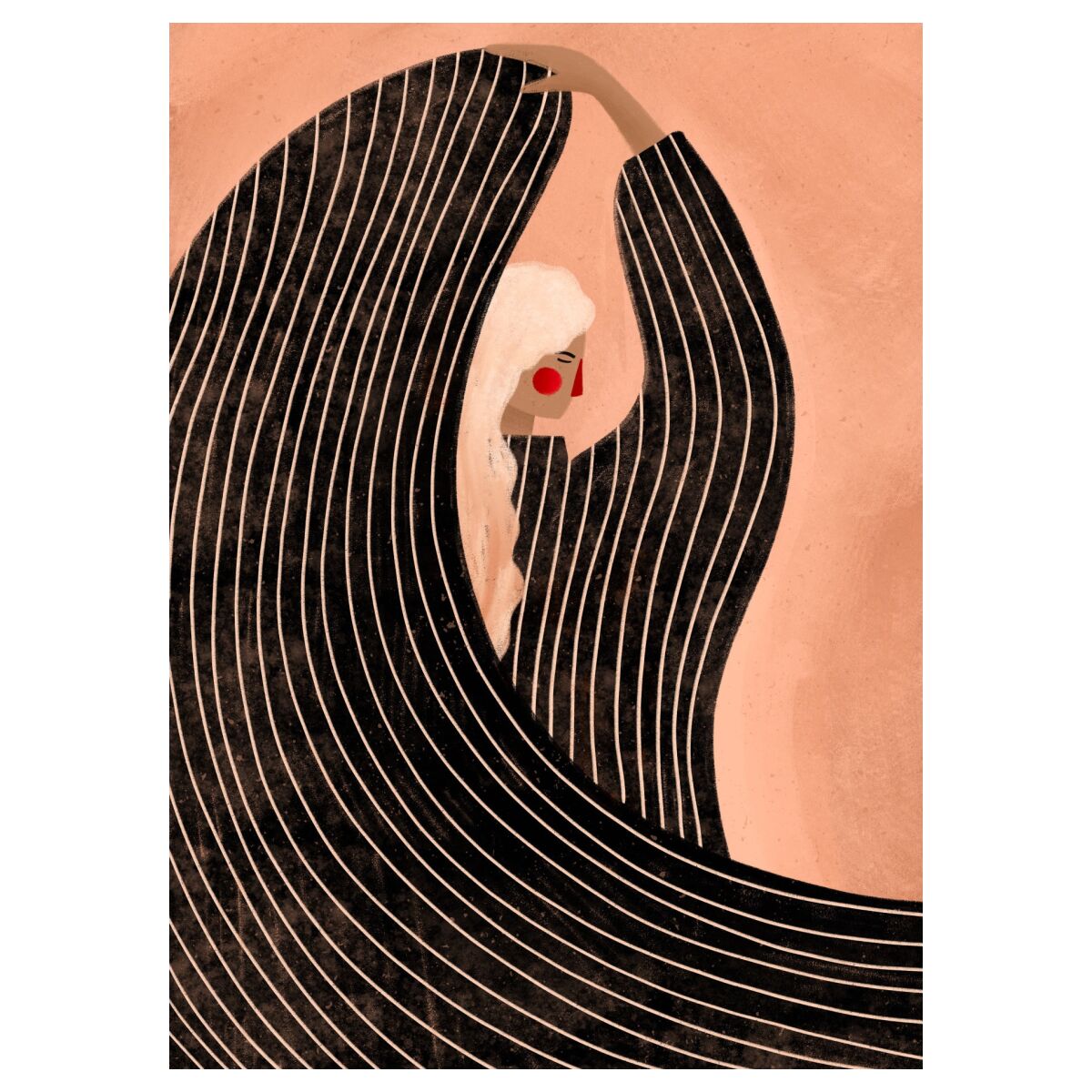 Bea Muller The Woman With the Black Dress - A5