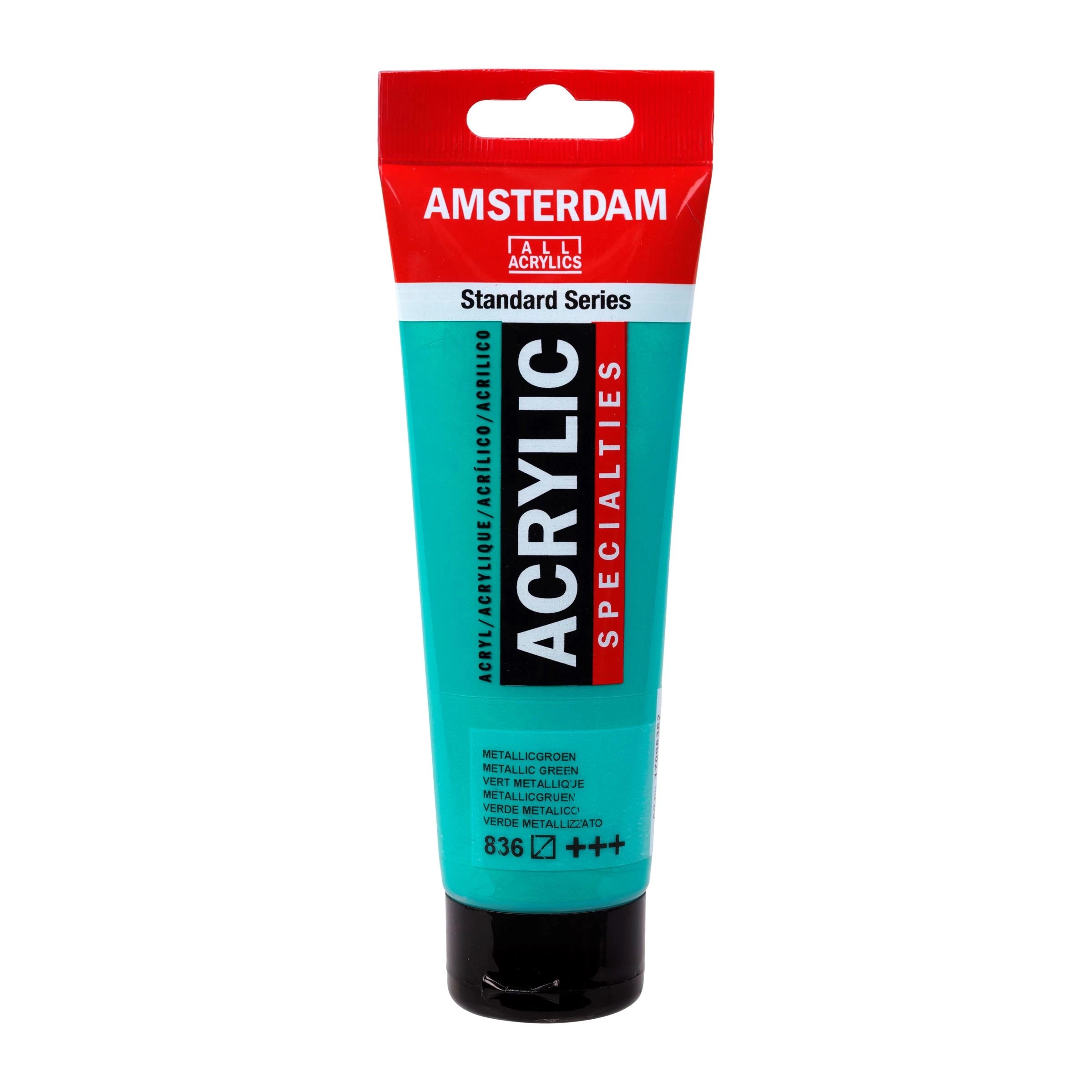 AMSTERDAM 120ml 836 Metallic Green