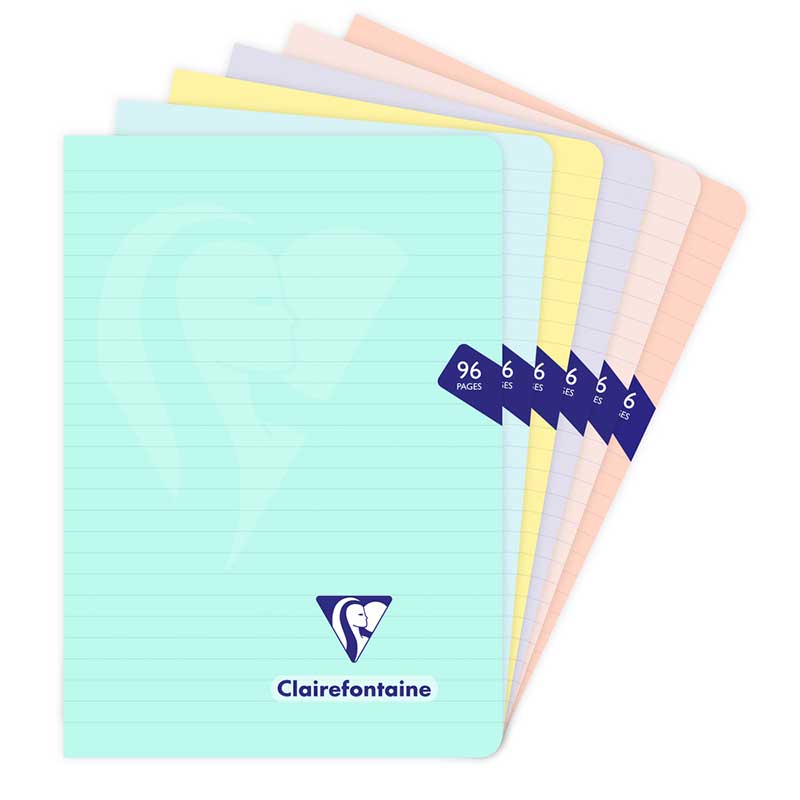 Clairefontaine Notizbuch 90 g Pastell