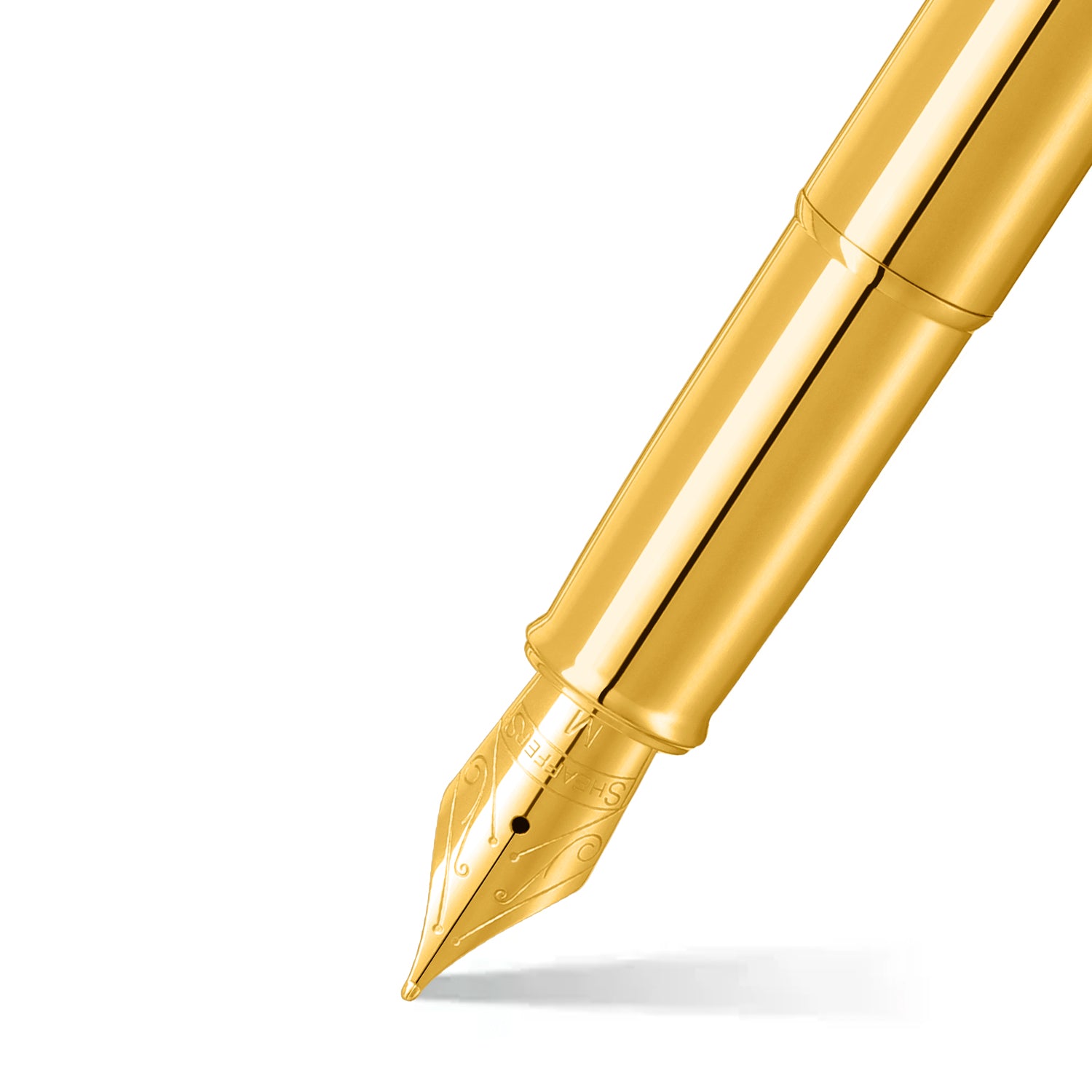 Sheaffer 100 Glossy PVD guld med PVD-gulddetaljer