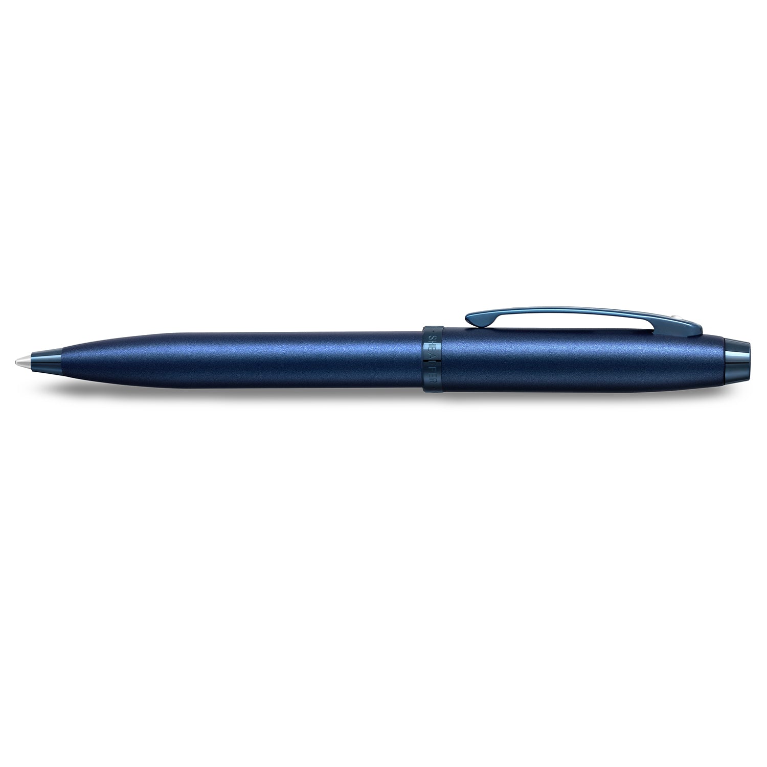 Sheaffer 100 Satin blå med blå PVD-detaljer
