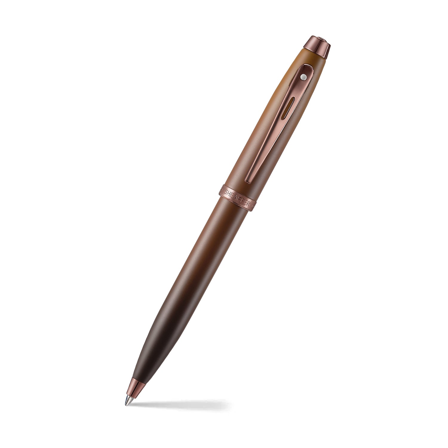 Sheaffer 100 Coffee Edition mat brun med brune PVD-detaljer