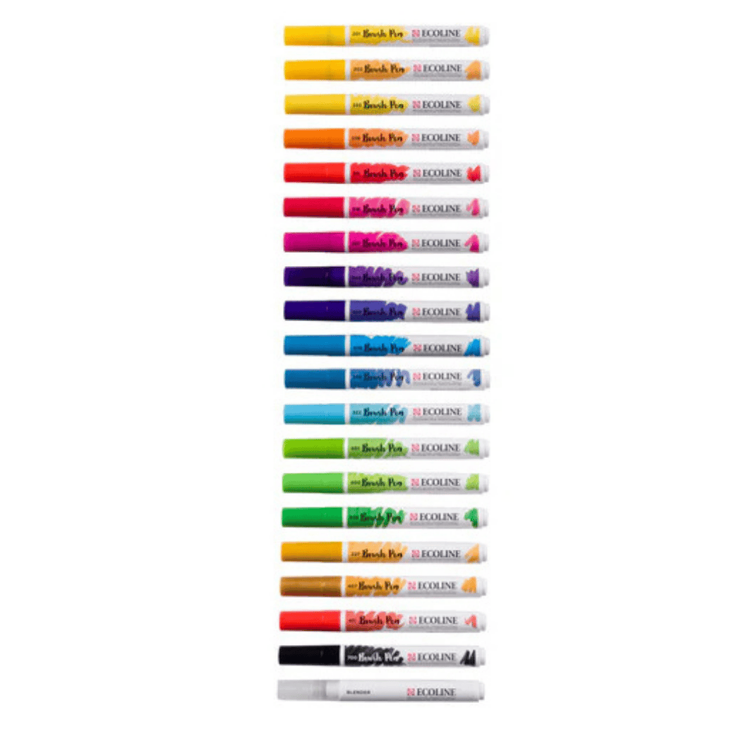 ECOLINE Brush Pen Sæt 20 stk. Landscape