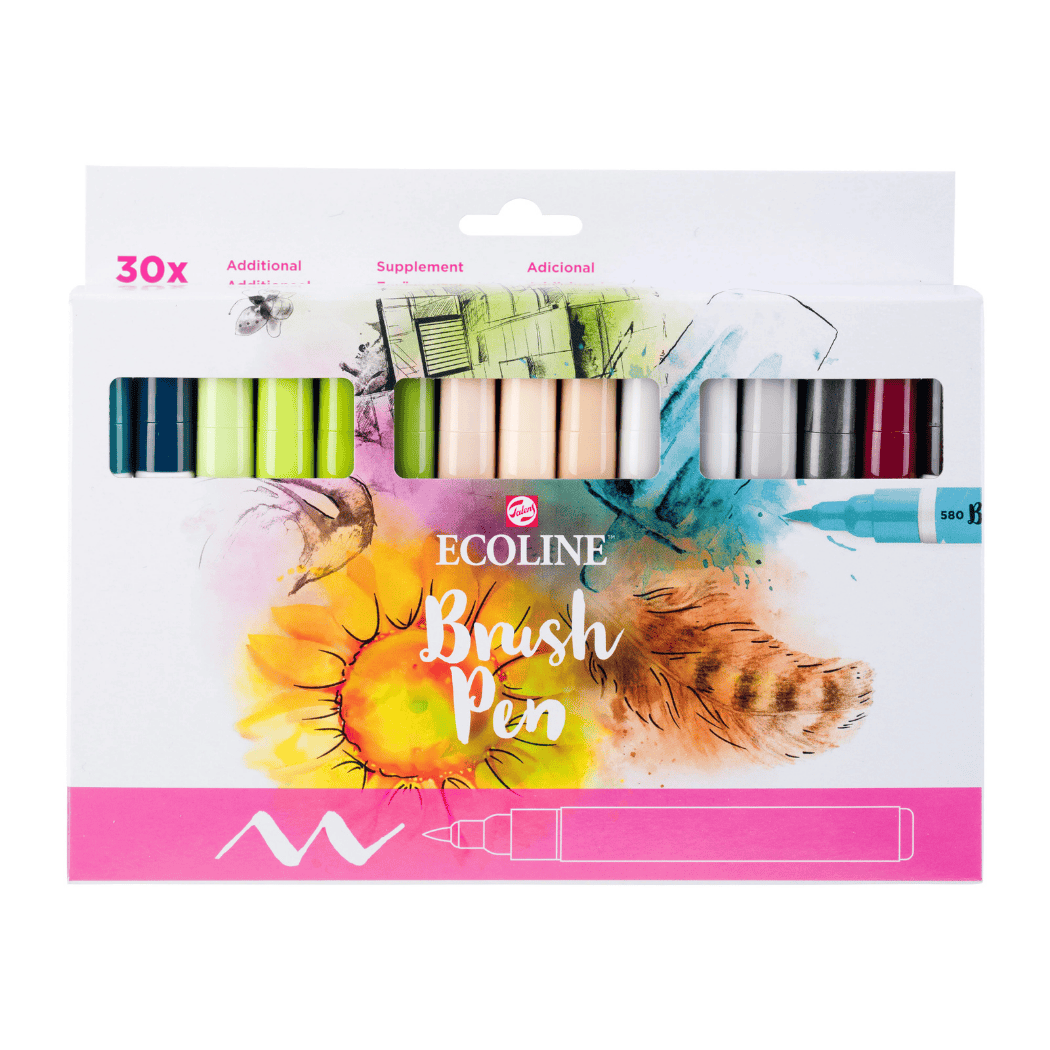 ECOLINE Brush Pen Sæt 30 stk. Additional