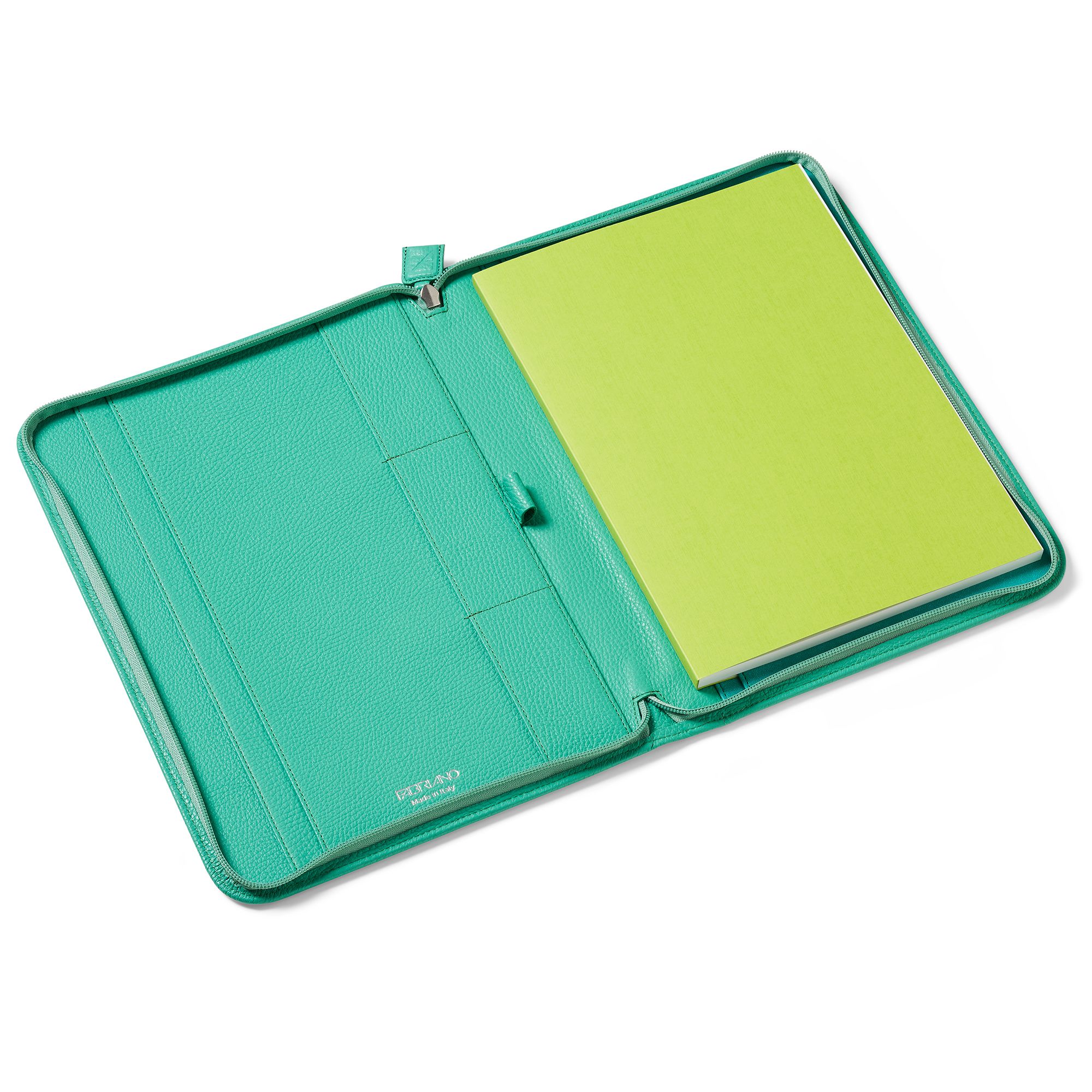FABRIANO LEDER AKTENTASCHE A4 MINT