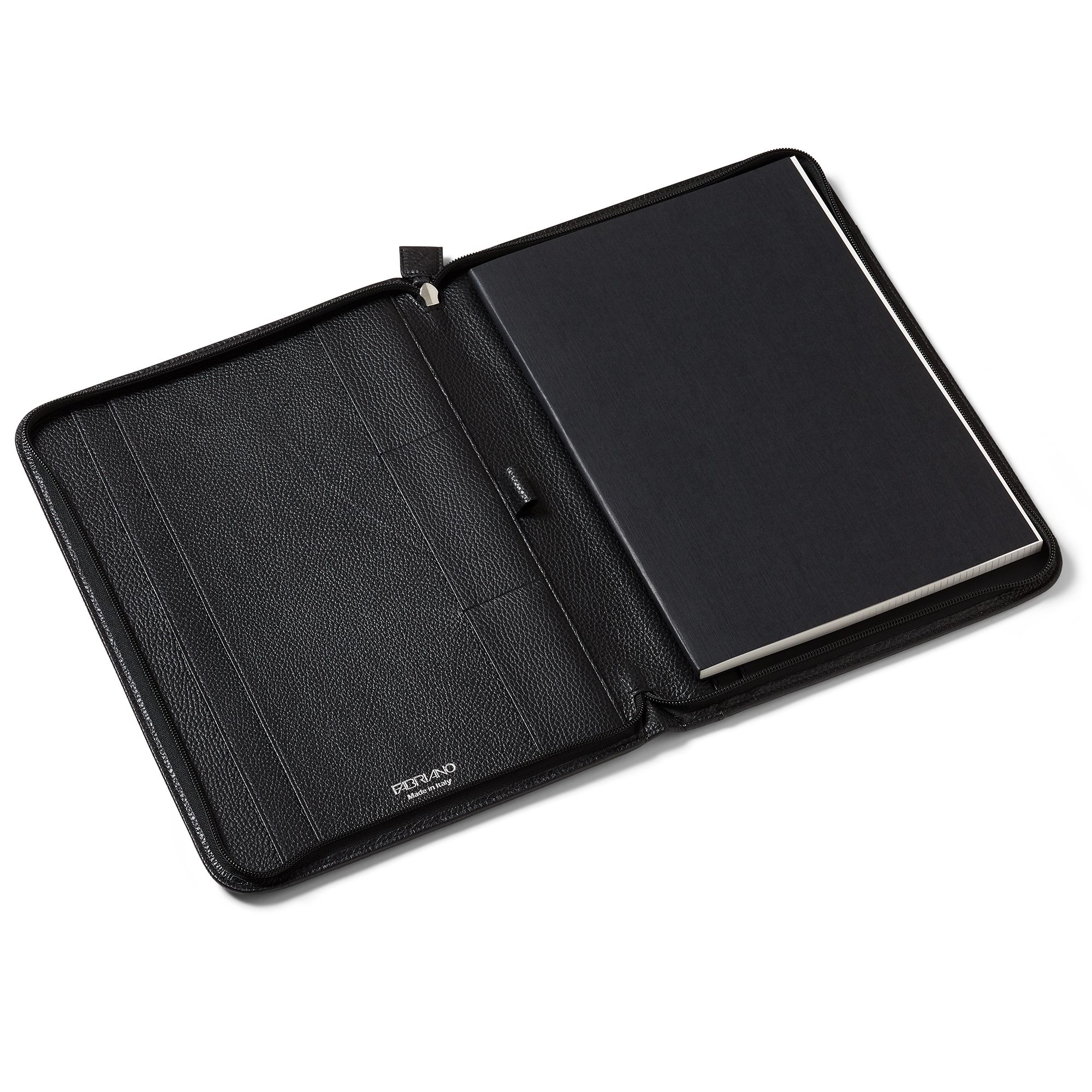 FABRIANO LEDER AKTENTASCHE A4 SCHWARZ