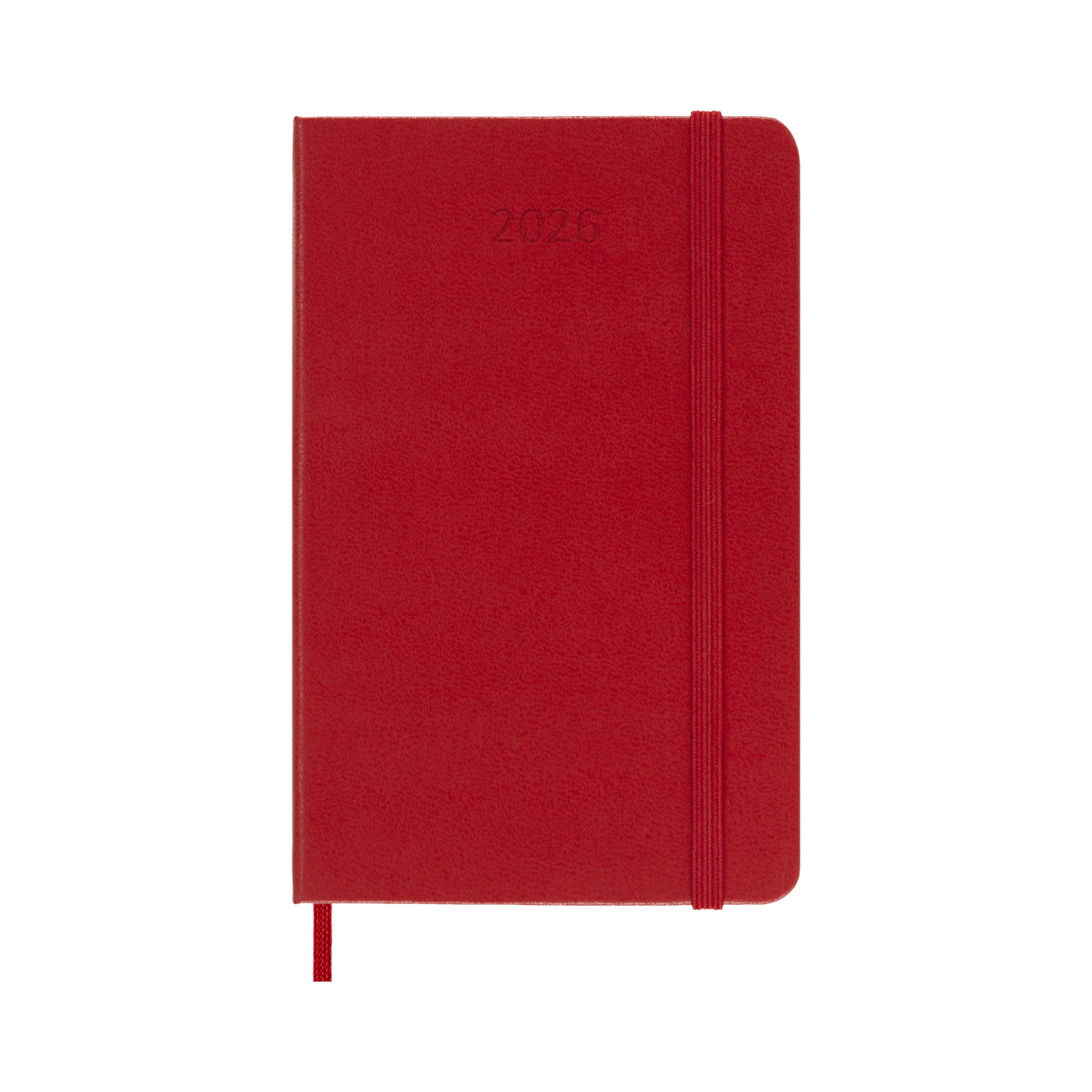 Moleskine Kalender Hard 12M Daily Pocket Rød 2026