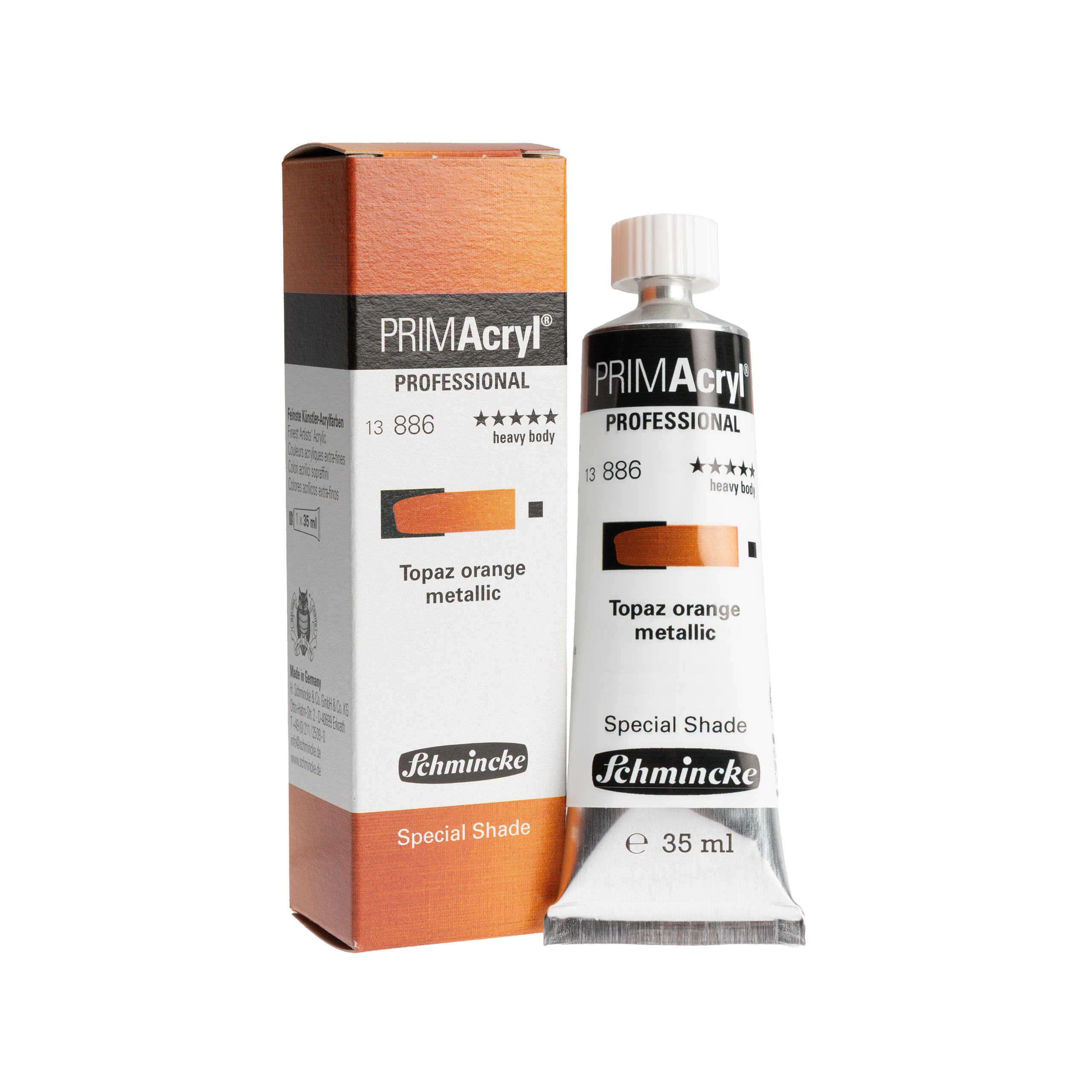 Schmincke PRIMAcryl HB 35ml Topas Orange Metallic 866