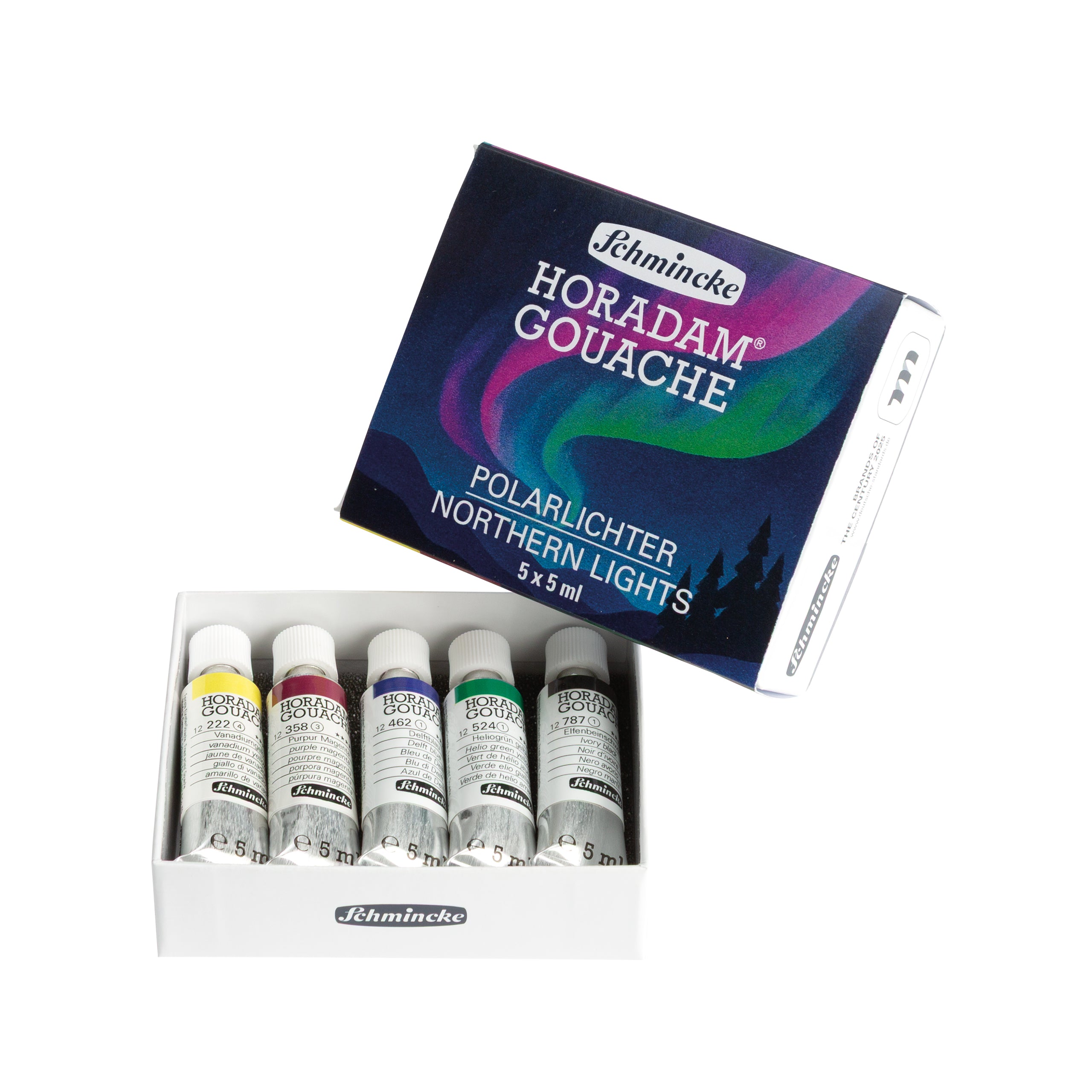 Schmincke Horadam Gouache Set 5 x 5ml Polarlichter