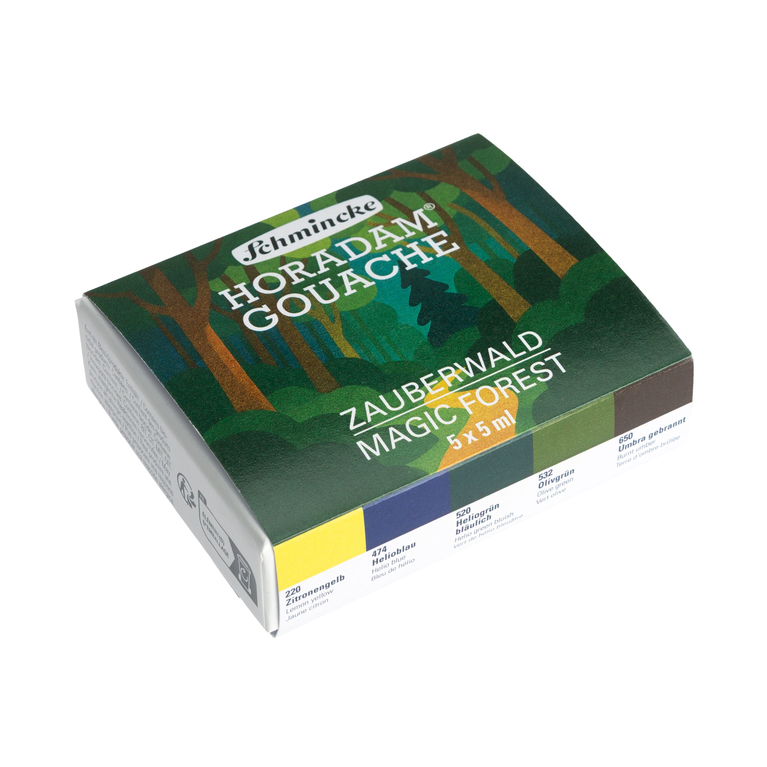 Schmincke Horadam Gouache sæt 5 x 5ml Magic Forest