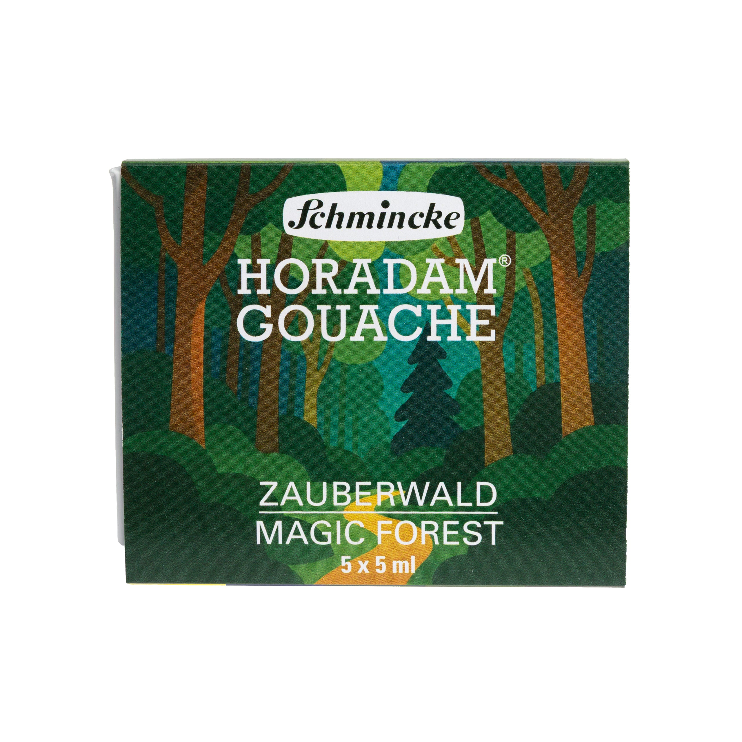 Schmincke Horadam Gouache sæt 5 x 5ml Magic Forest