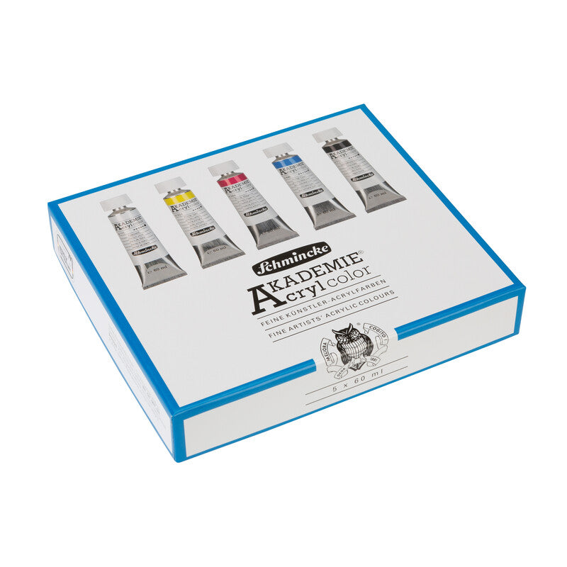 Schmincke Akademie Akrylsæt 5 x 60ml PRIMARY 2025