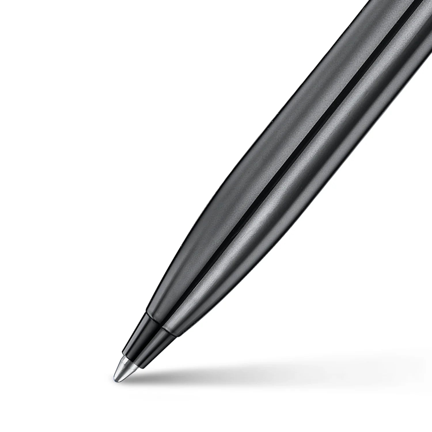 Sheaffer 100 Ionic Gunmetal Grey med blanke PVD-detaljer
