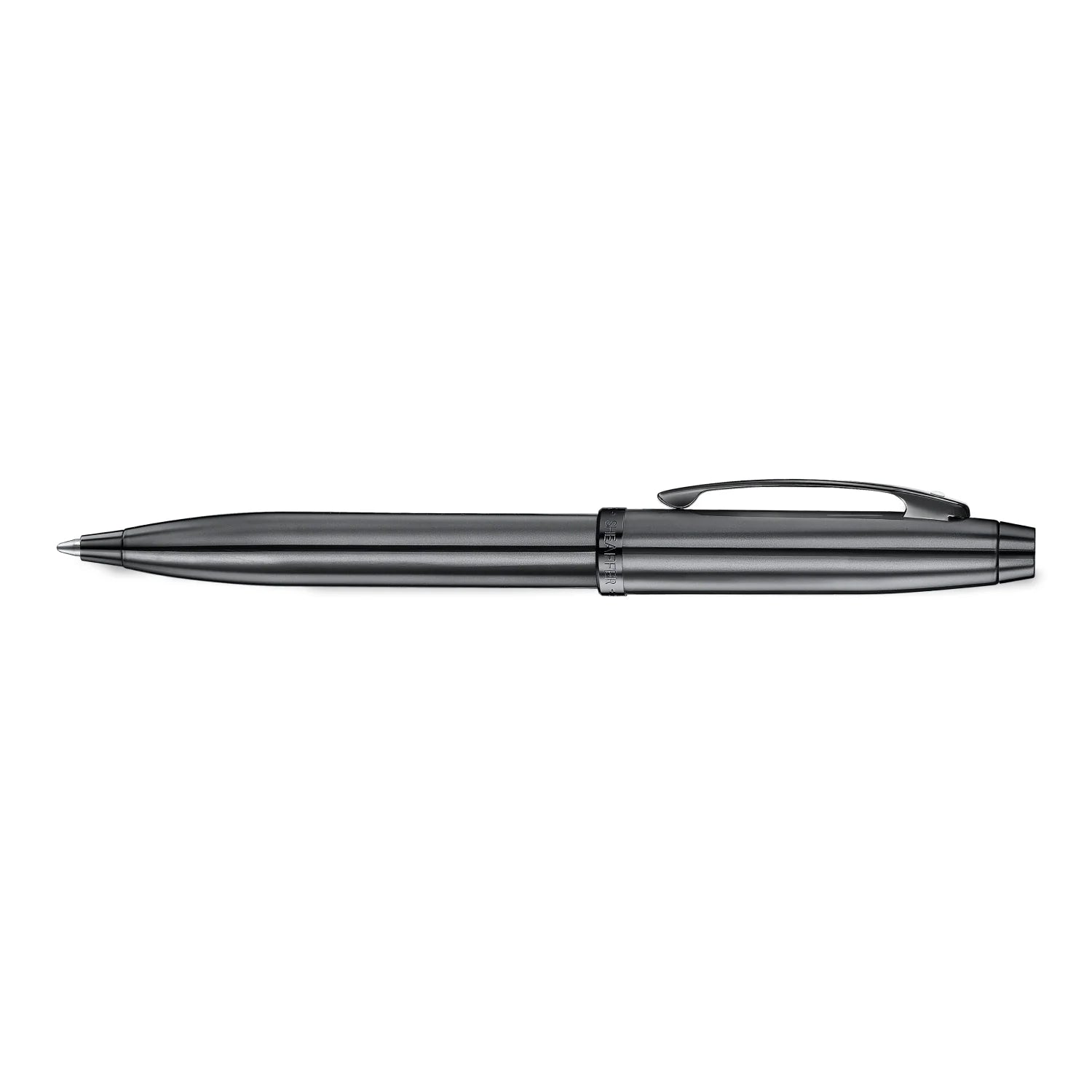 Sheaffer 100 Ionic Gunmetal Grey med blanke PVD-detaljer