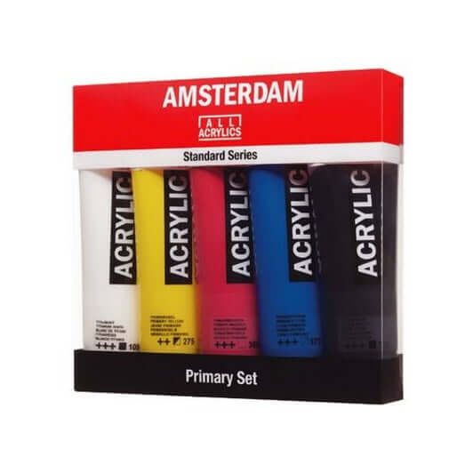 Amsterdam Akrylmaling Amsterdam akrylmaling sæt (primærfarver)