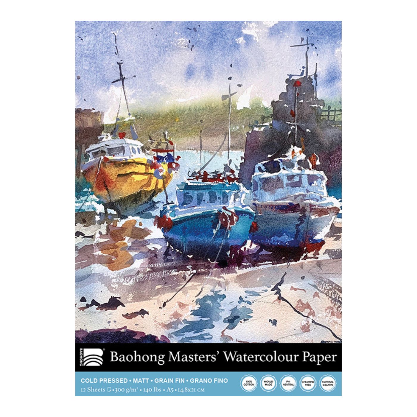 Baohong Masters' Aquarellblock – Porträt