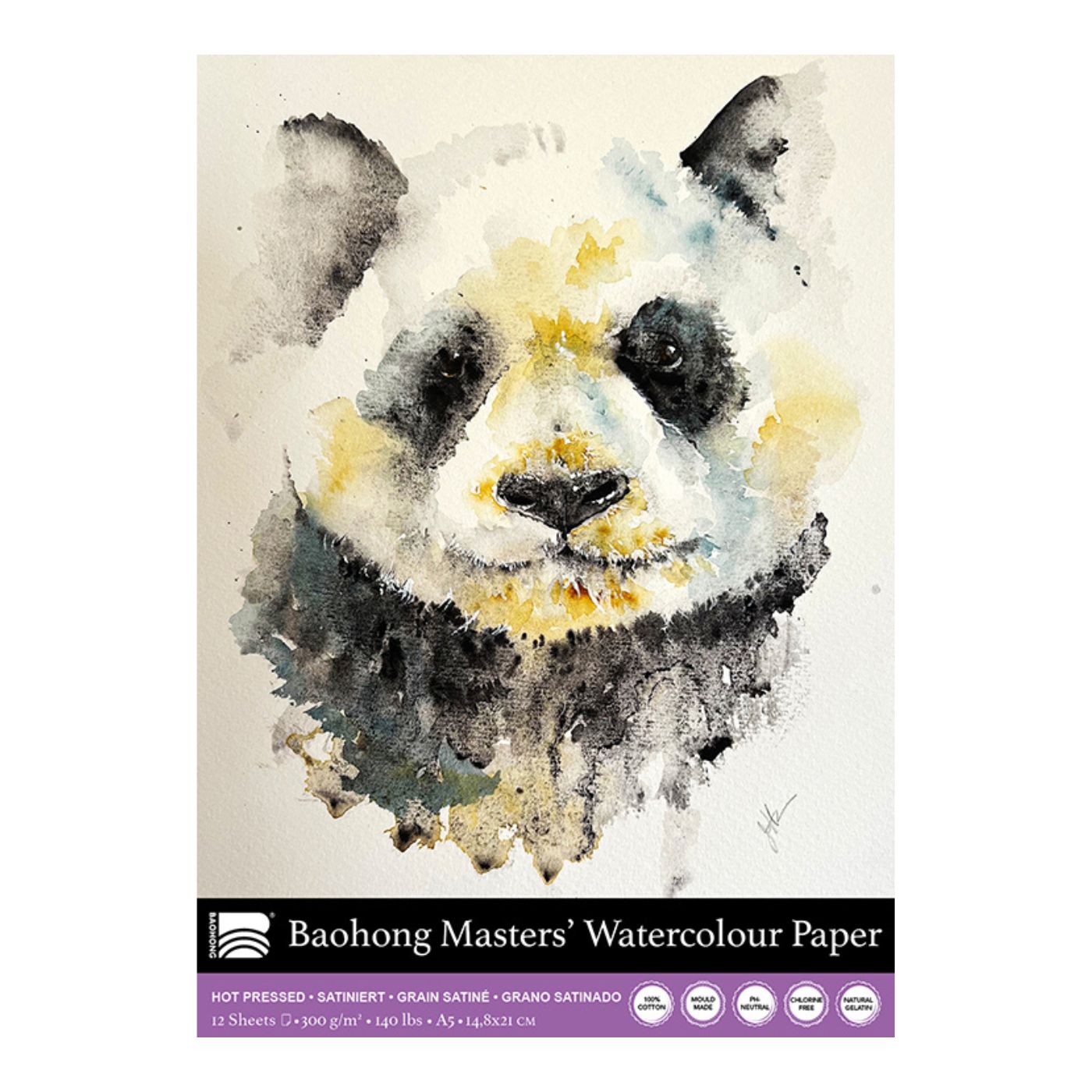 Baohong Masters' Aquarellblock – Porträt