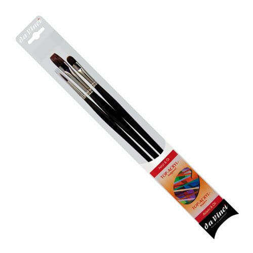 Da Vinci Pensel Da Vinci Top Acryl sæt med 3 pensler 4221