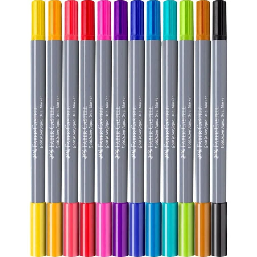 Faber-Castell Faber-Castell Goldfaber Aqua Dual marker 12 ass