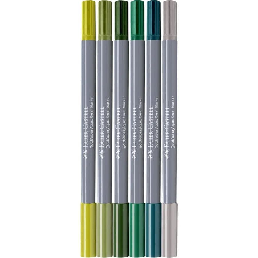 Faber-Castell Faber-Castell Goldfaber Aqua Dual marker Jung 6 ass