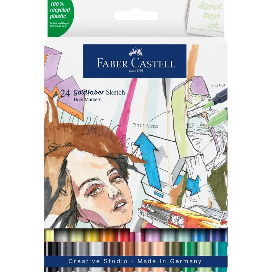 Faber-Castell Faber-Castell Sketch Marker Goldfaber 24 ass