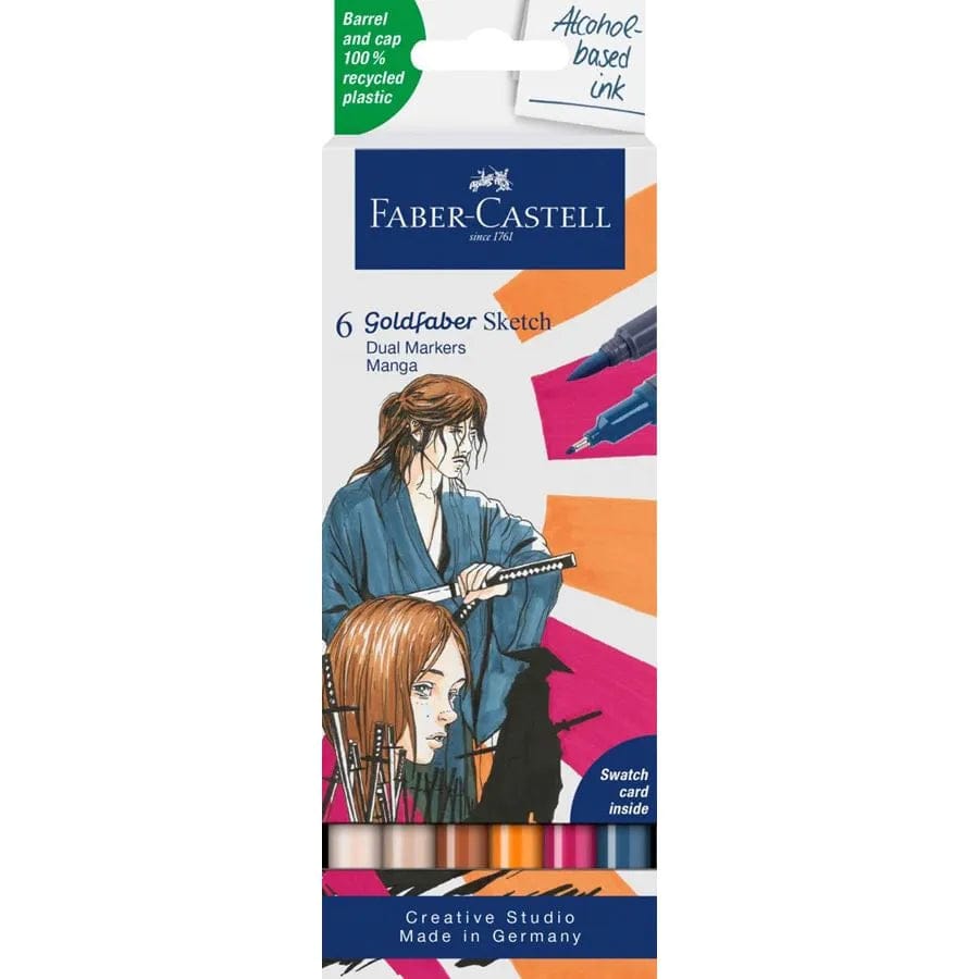 Faber-Castell FC Sketch marker Goldfaber Manga 6 ass