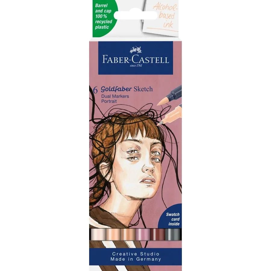 Faber-Castell Faber-Castell Sketch marker Goldfaber Portrait 6 ass